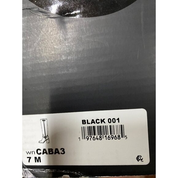 Nine West Women's Black Caba Heeled Harness Square Toe Boots Size 7M NIB - Picture 5 of 5